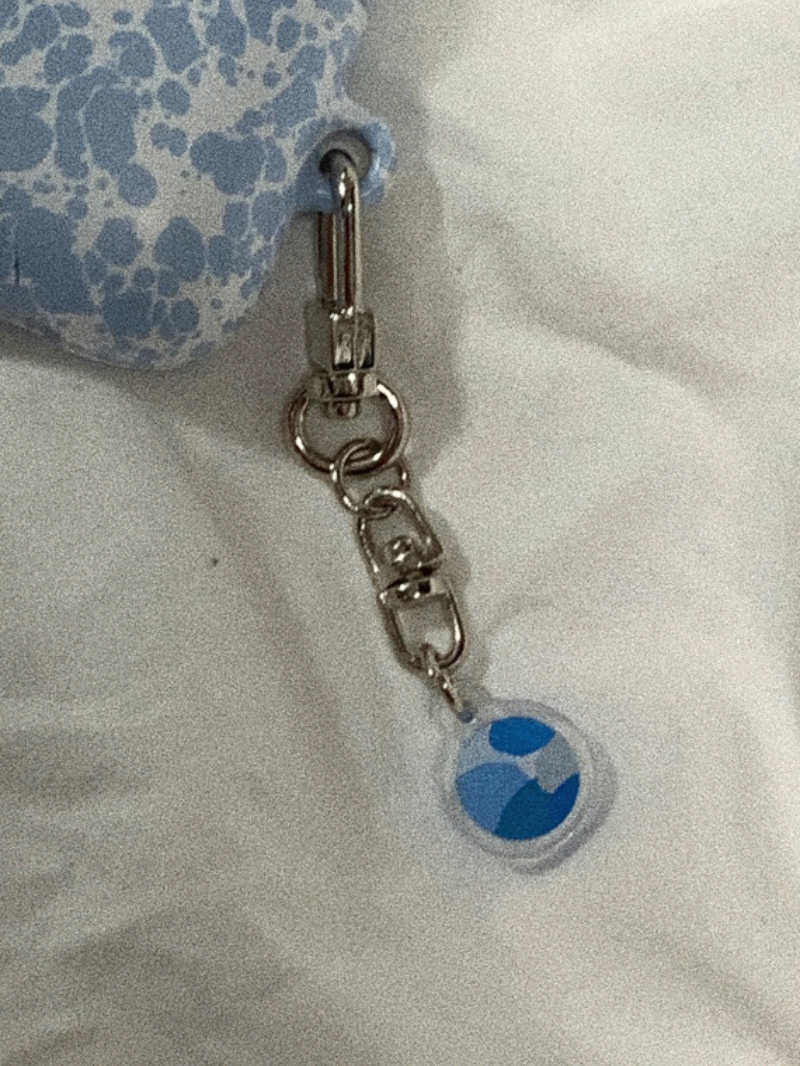 MY YOUTH :: Mood In Blue keyring